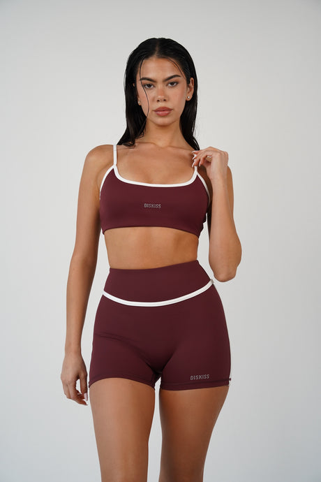 טופ Ellén Burgundy