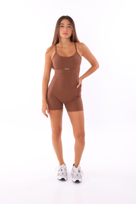 Short Jumpsuit Amber Brown