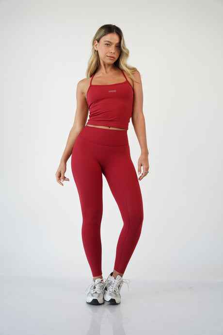 טייץ Eloise Wine Red