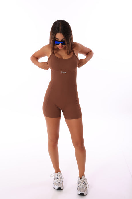 Short Jumpsuit Amber Brown