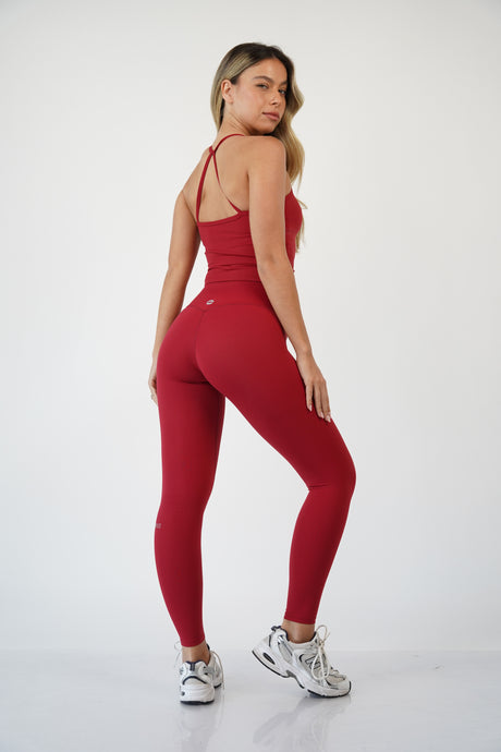 טייץ Eloise Wine Red