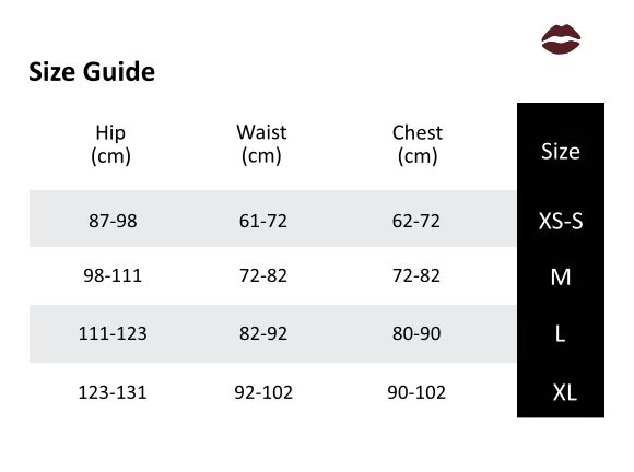 size chart image