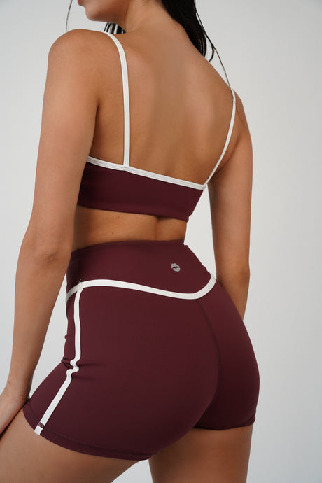 טופ Ellén Burgundy